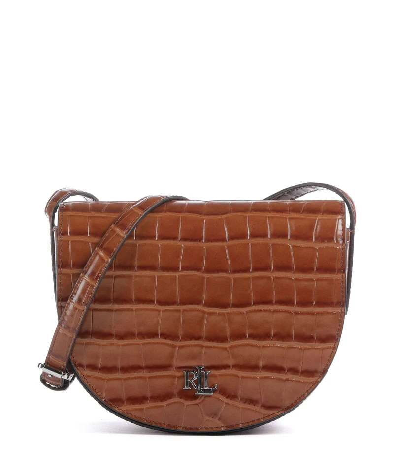 Lauren Ralph Lauren Witley Medium Crossover väska tobacco