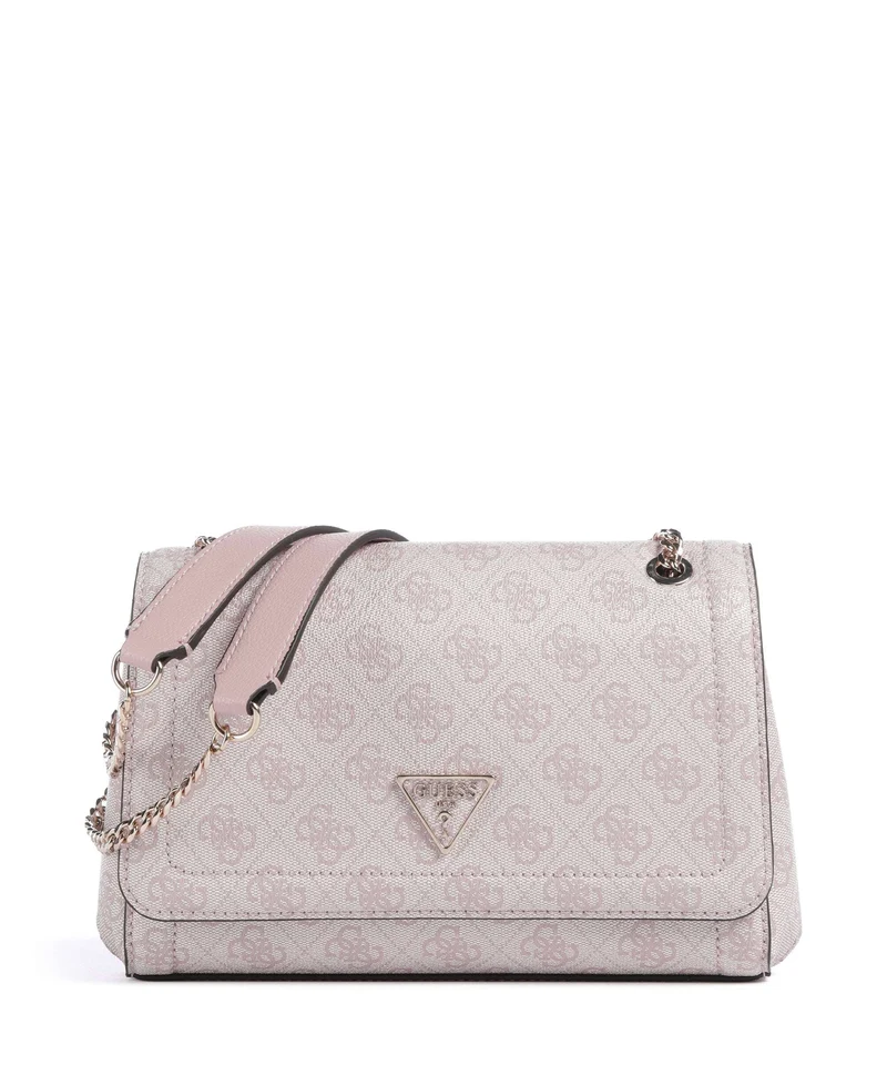 Guess Noelle Axelremsväska orchid logo