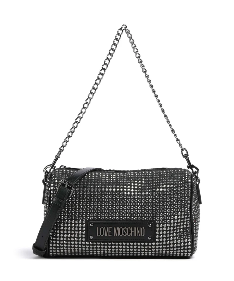 Love Moschino Sparkling Axelremsväska nero