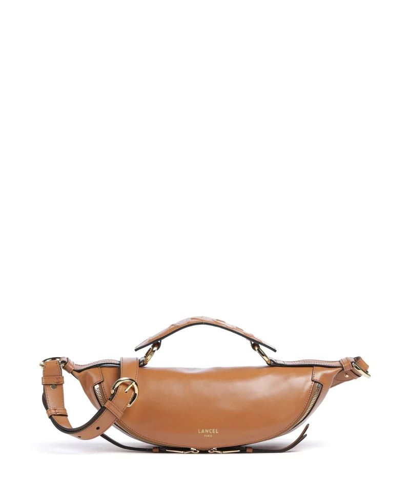 Lancel Origami S Crossover väska camel