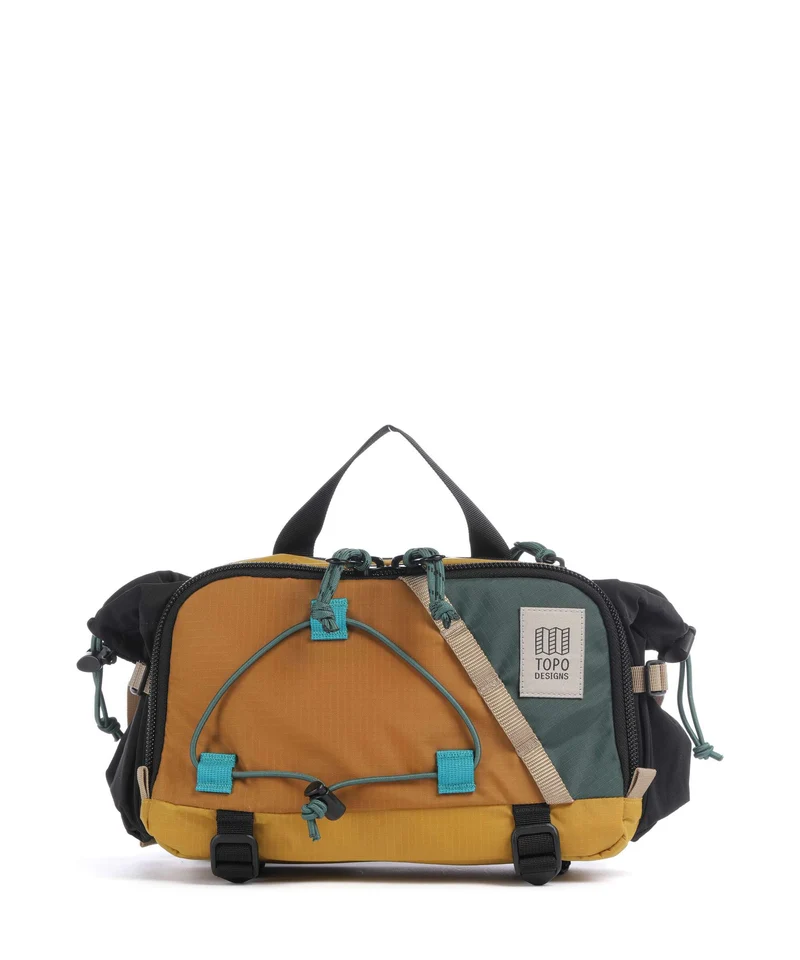 Topo Designs Mountain Hydro Midjeväska mustard/forest