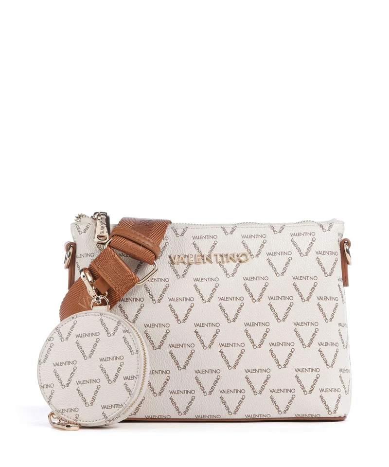 Valentino Bags Lady Re Crossover väska bianco/cuoio