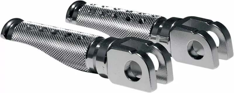 EMGO FOOTPEGS SLASH-CUT SILVER 50-11231A