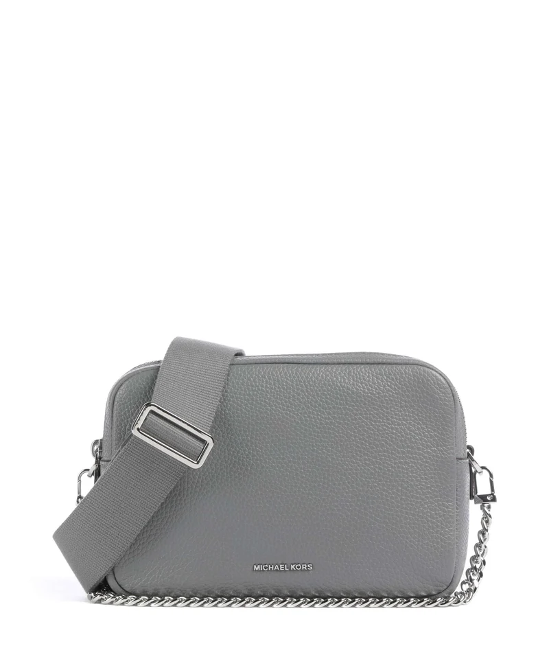Michael Kors Bryant Medium Crossover väska storm