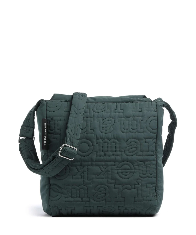 Marimekko Joy Logo M Crossover väska dark green