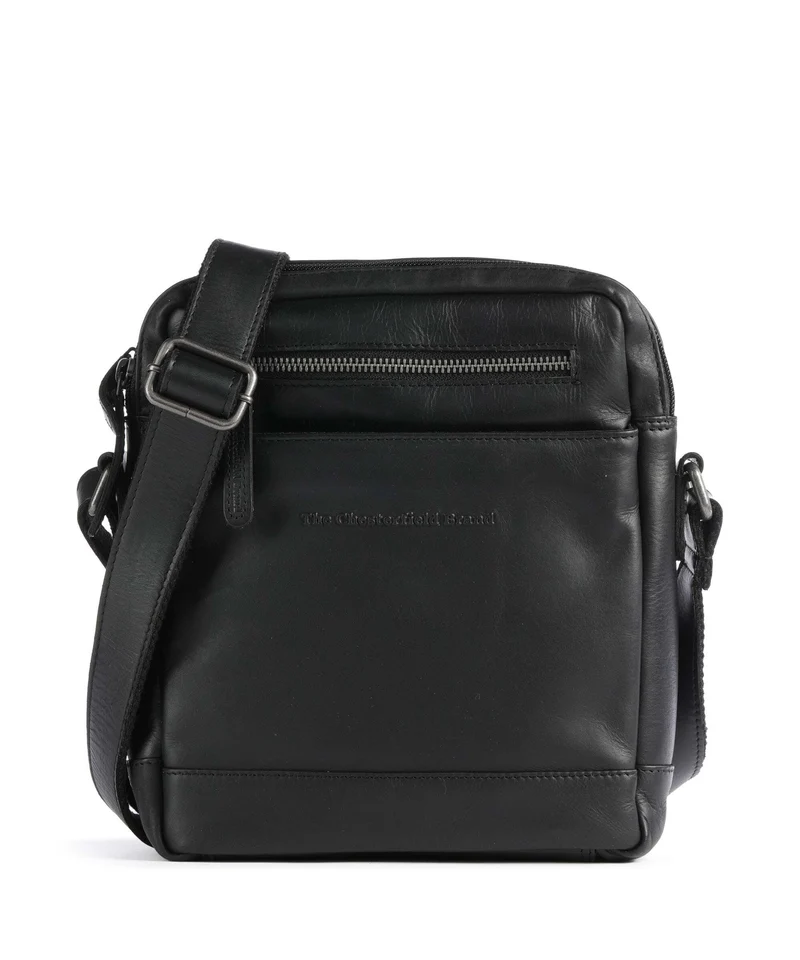 The Chesterfield Brand Wax Pull Up Cow Arnhem Crossover väska black