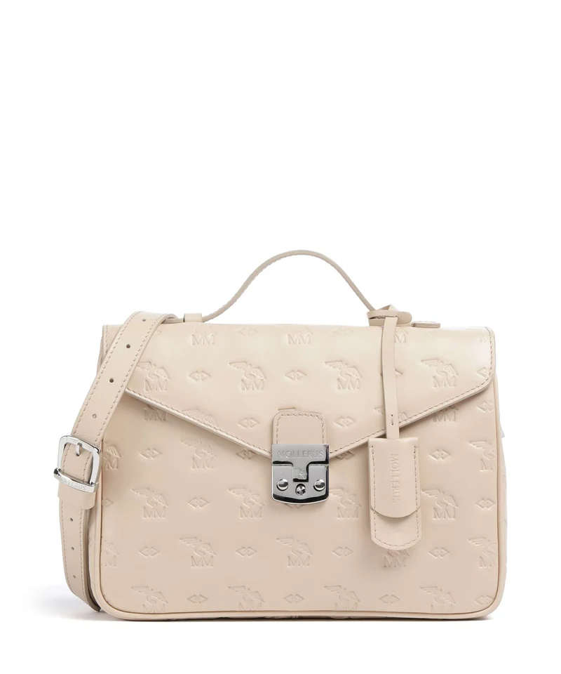 Maison Mollerus Stampato Marly Crossover väska vanilla beige