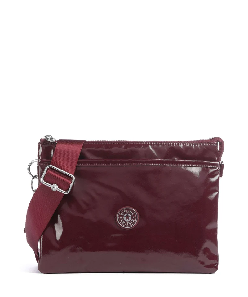 Kipling Elevated Riri L Crossover väska high gloss wine