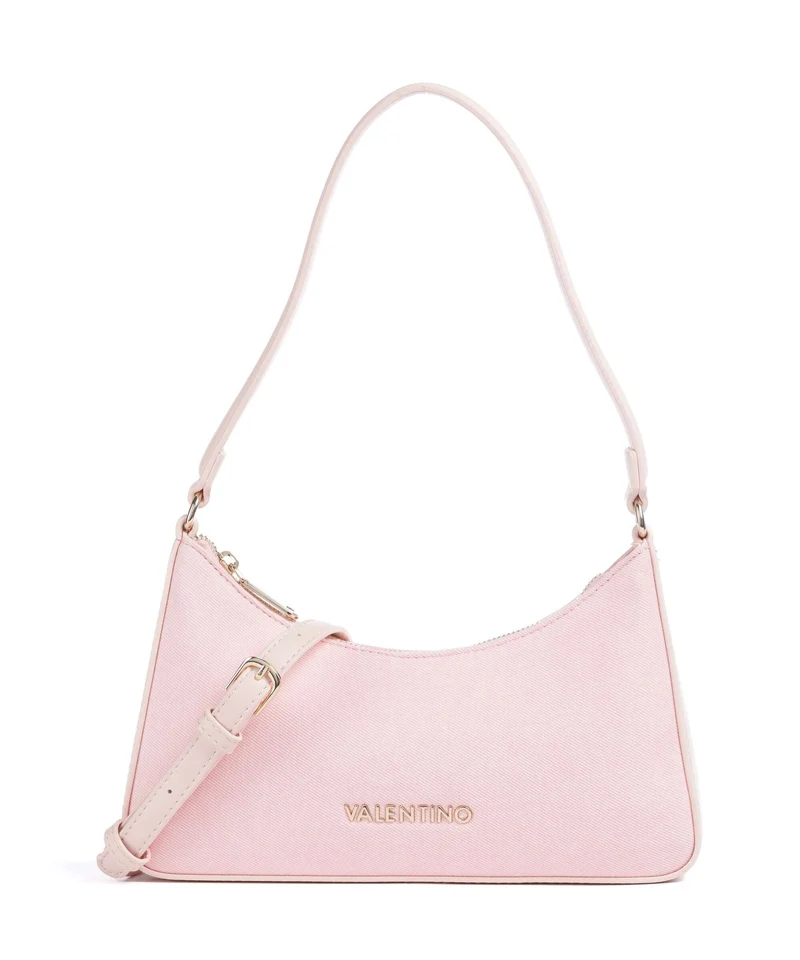 Valentino Bags Kelly Denim Axelremsväska rosa