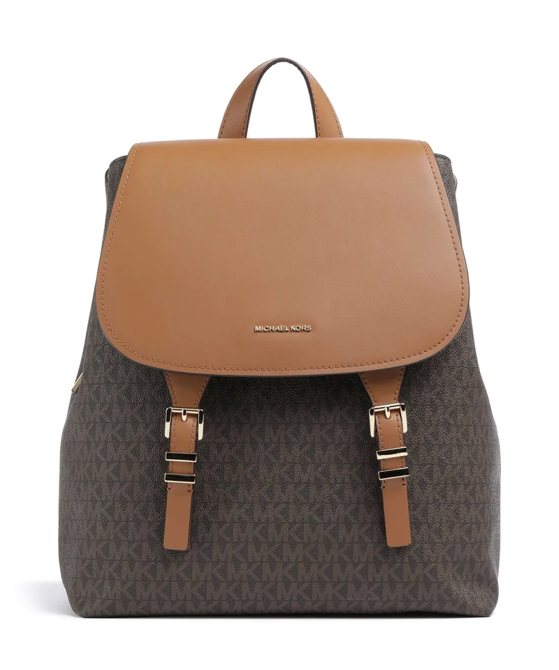 Michael Kors Quinn Medium Ryggsäck brown/acorn