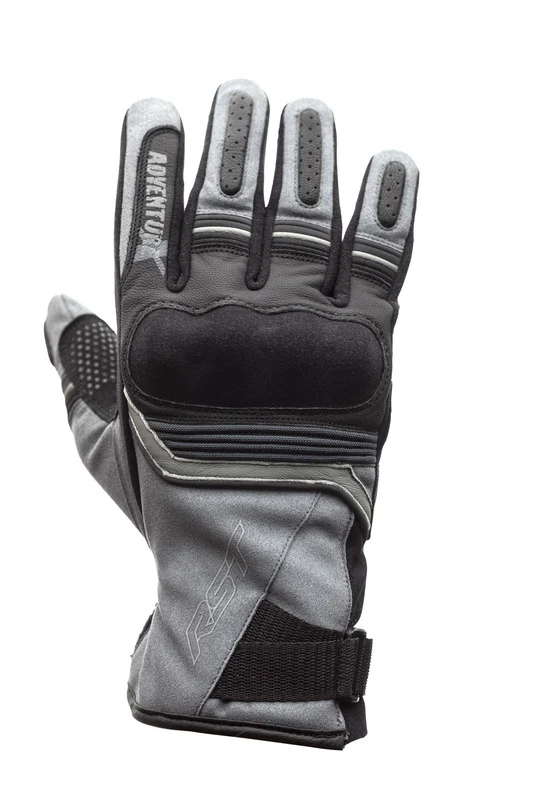 RST Adventure-X CE Gloves Leather - Grey Size S 102392GRY-08