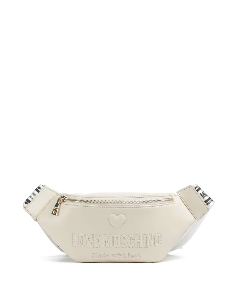 Love Moschino Ember Midjeväska avorio