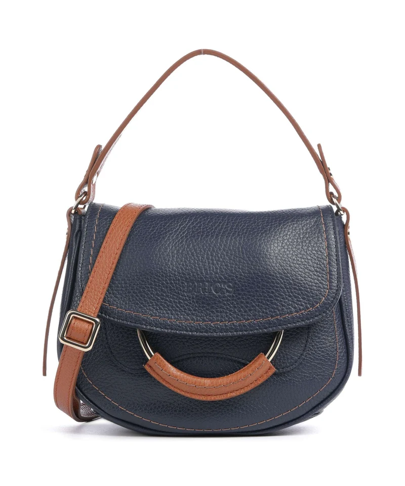Brics Gondola Stella mini Axelremsväska night blue/caramel