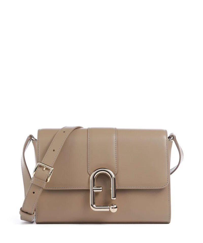 Furla Nuvola S Crossover väska greige