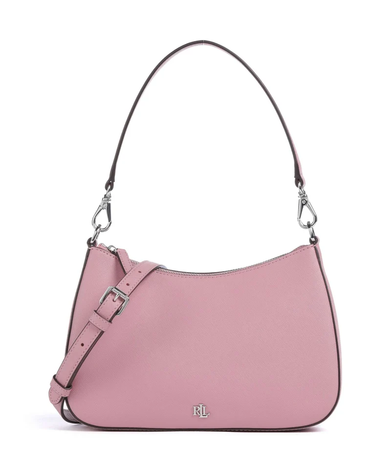 Lauren Ralph Lauren Danni 26 Axelremsväska rose mauve