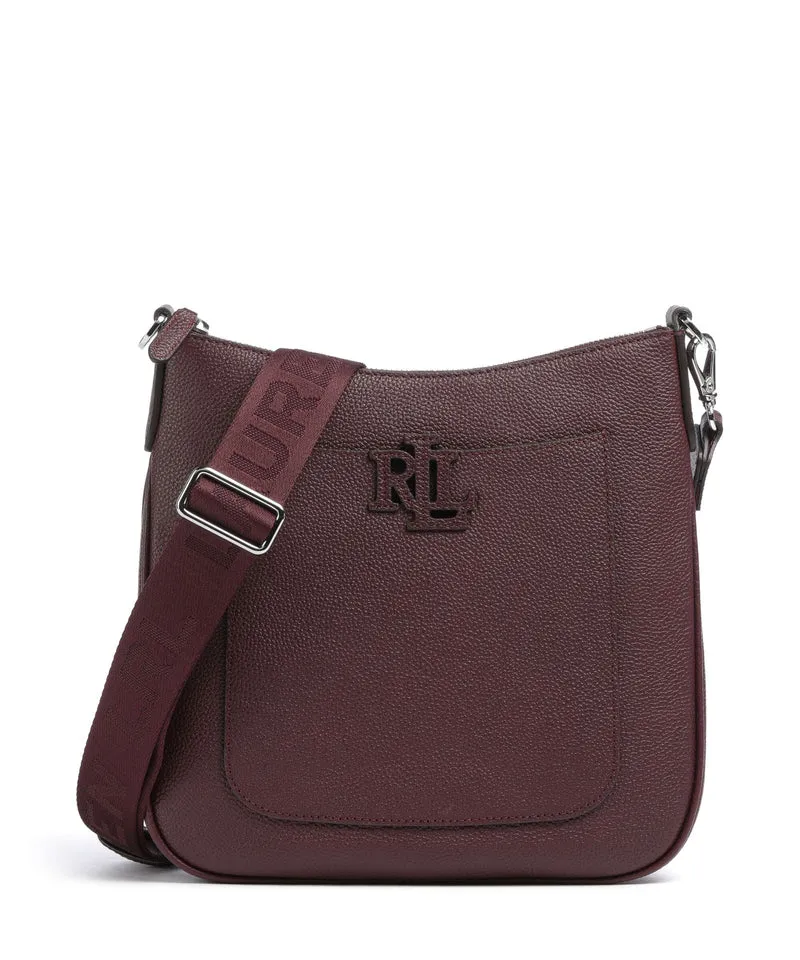 Lauren Ralph Lauren Cameryn 27 Crossover väska dark garnet