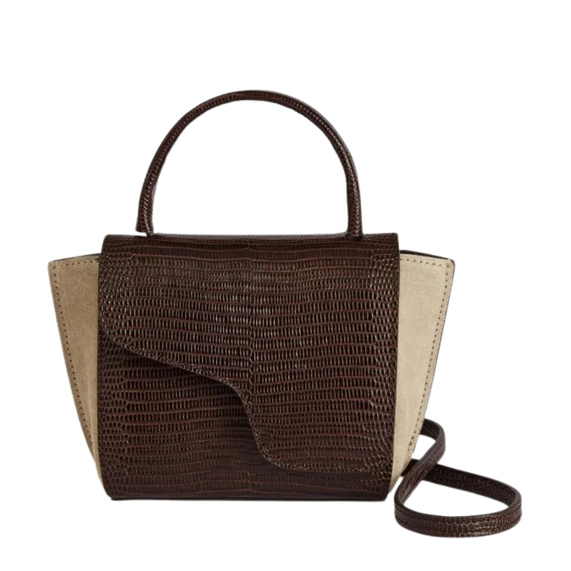 Montalcino Suede Mini Handbag - 1083 Avena