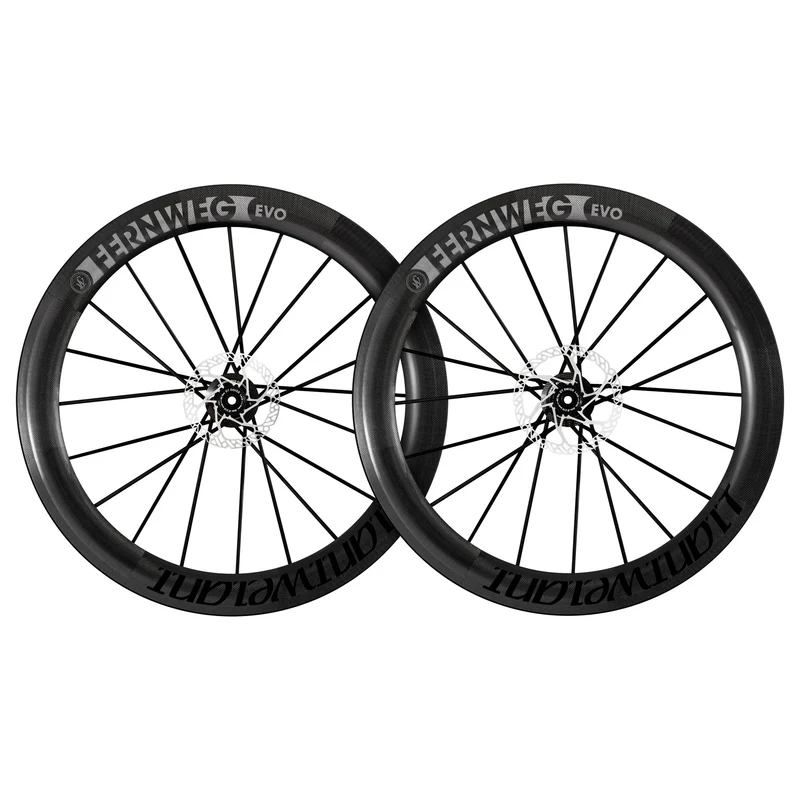 Fernweg EVO 63mm Schwarz Edition Tubeless Disc Brake Wheelset
