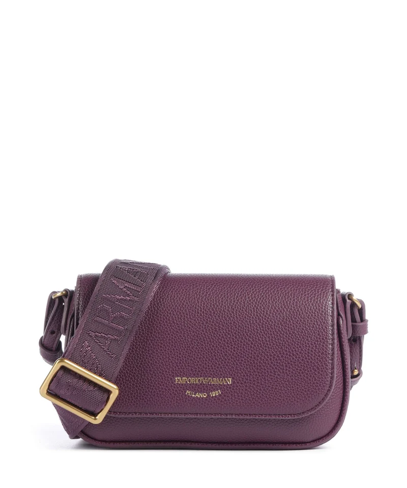 Emporio Armani Lilly Crossover väska aubergine/foliage