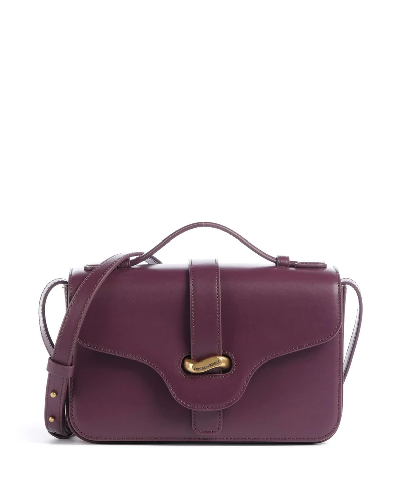 Emporio Armani Costanza Crossover väska aubergine