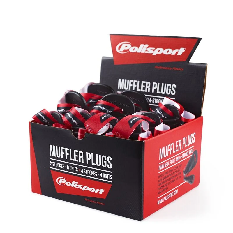 POLISPORT End Cap Kit - 4 pieces 2-Stroke / 6 pieces 4-Stroke 8434900003