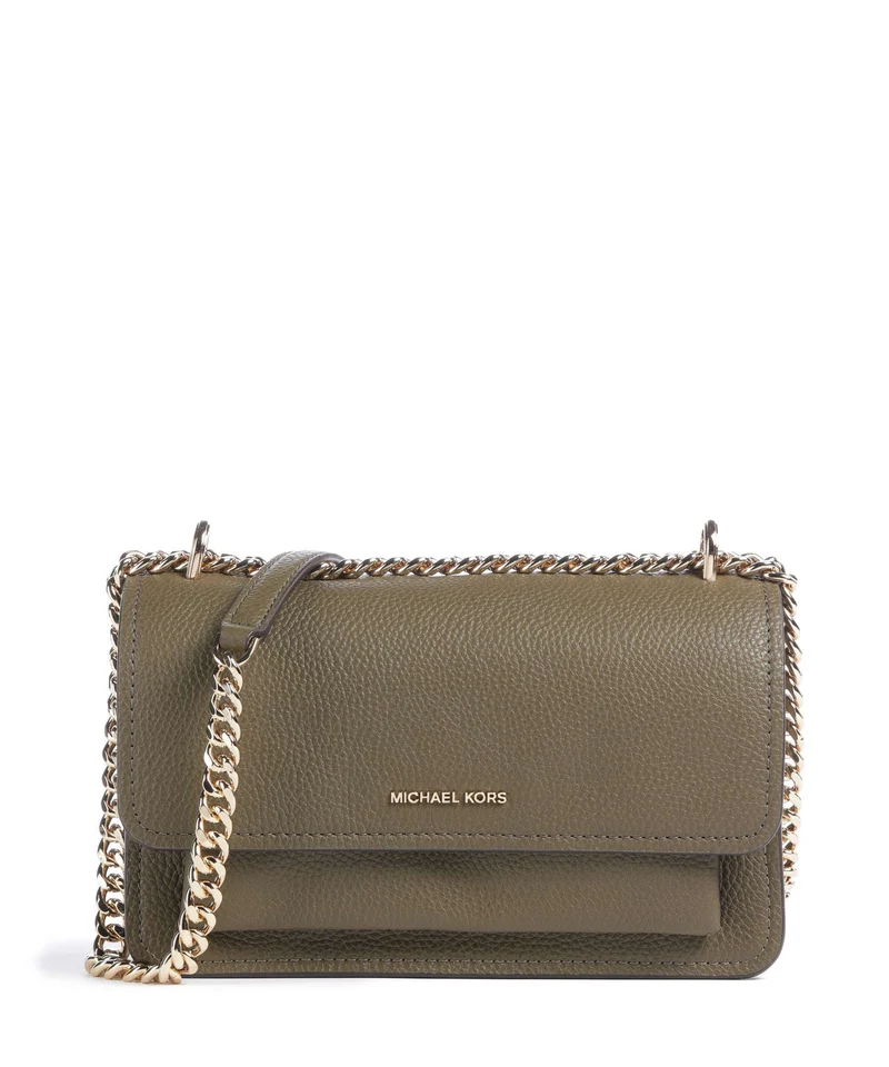 Michael Kors Claire Large Axelremsväska loden