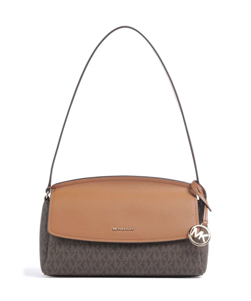 Michael Kors Landry Medium Axelremsväska brown/acorn