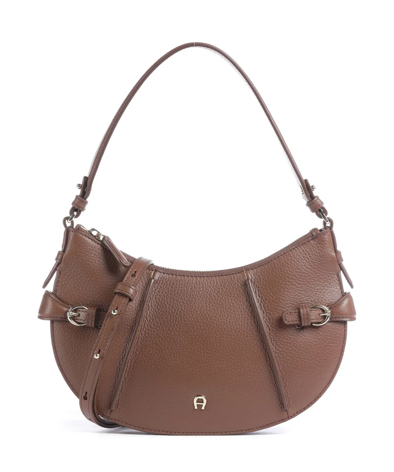 Aigner Cavallo S Axelremsväska saddle brown