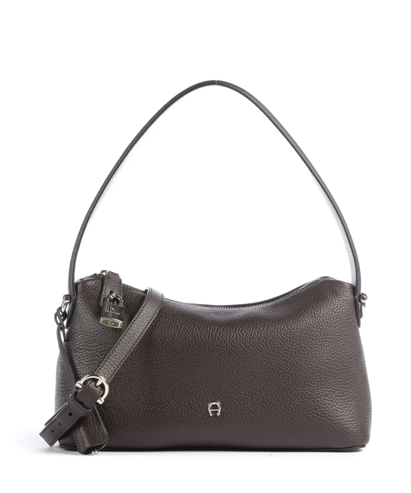 Aigner Delia S Axelremsväska soil brown