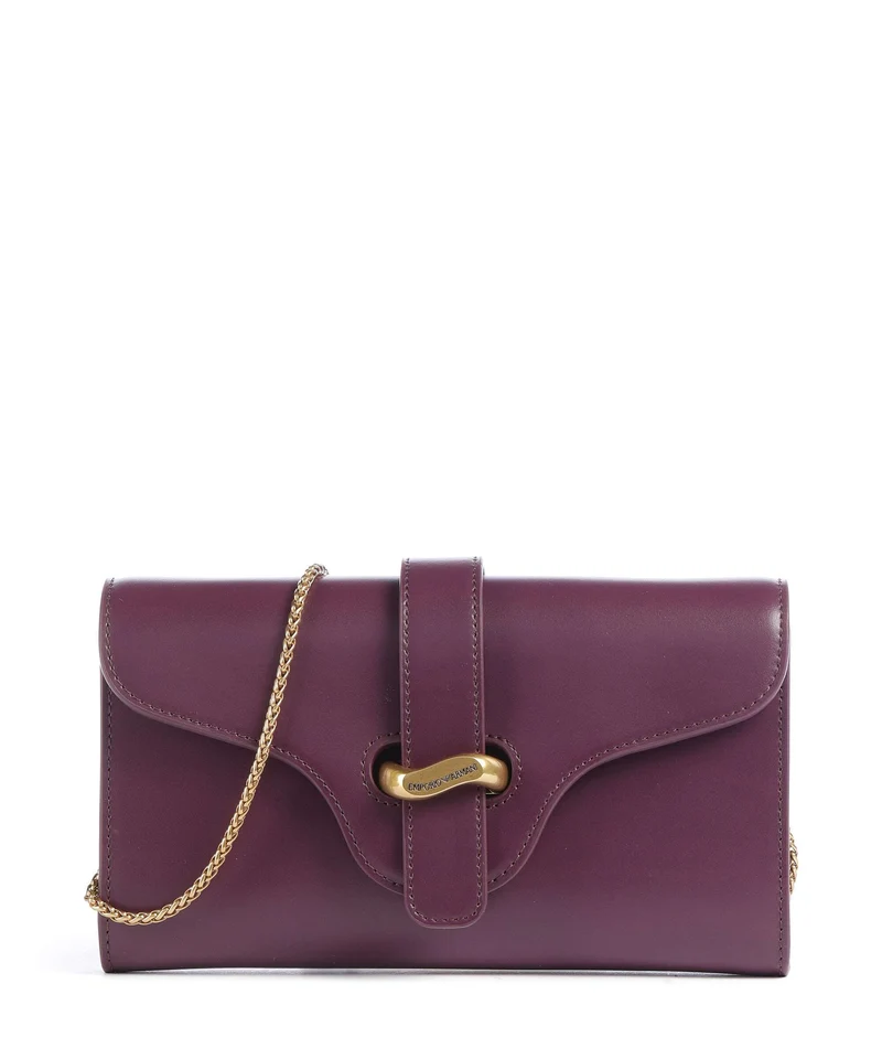 Emporio Armani Costanza Crossover väska aubergine