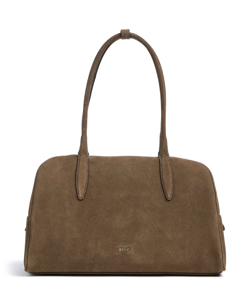 Abro Suede Amara Axelremsväska khaki