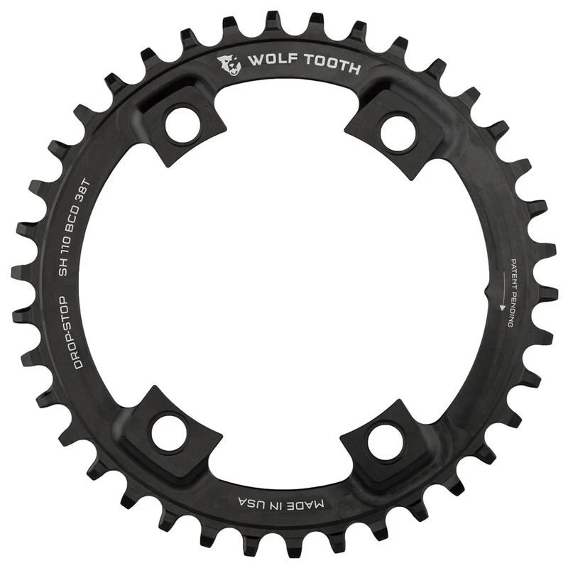 110 BCD Asymmetric 4 Bolt Chainring - Shimano