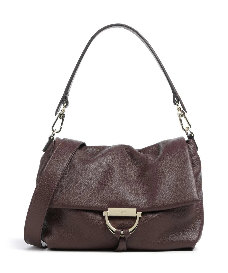 Abro Dalia Temi Medium Axelremsväska burgundy