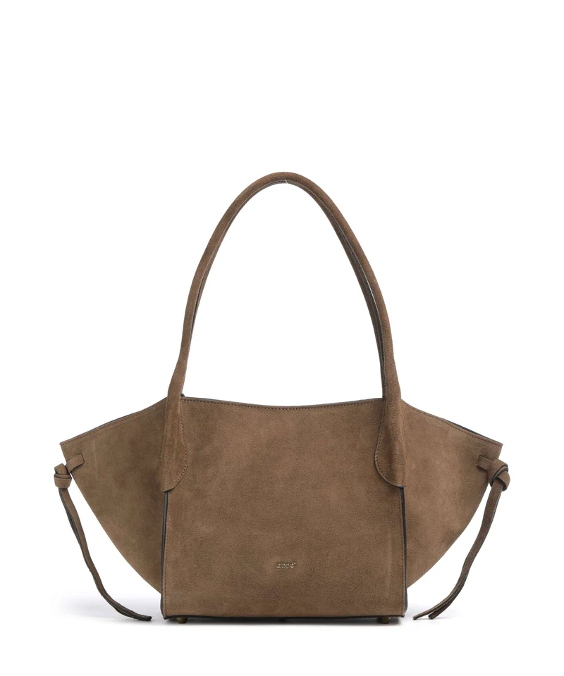 Abro Suede Vibe Small Axelremsväska khaki