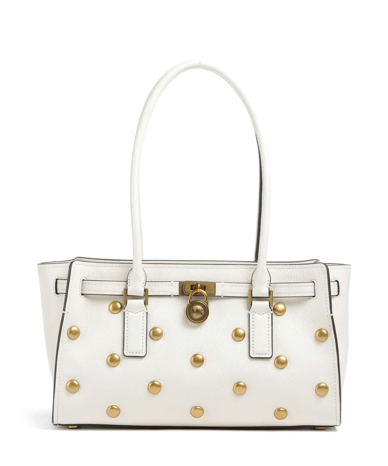 Michael Kors Hamilton Moderne Small Axelremsväska eggshell