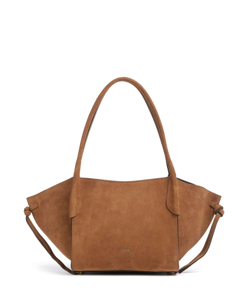Abro Suede Vibe Small Axelremsväska cuoio