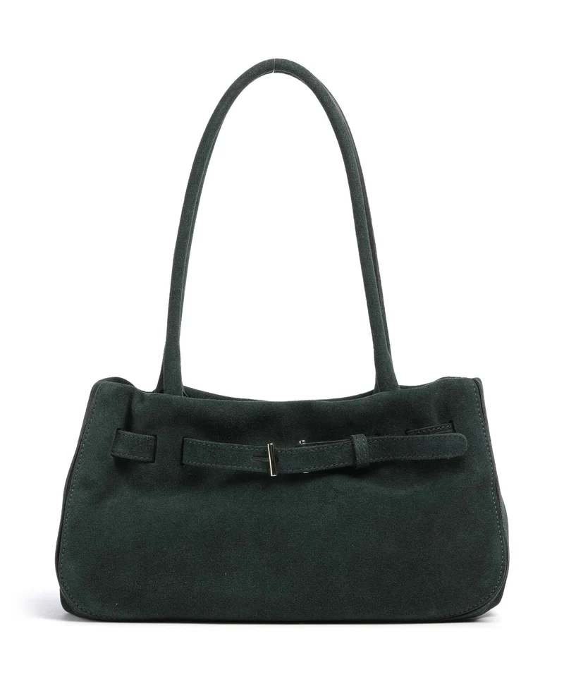 Abro Suede Jill Axelremsväska green