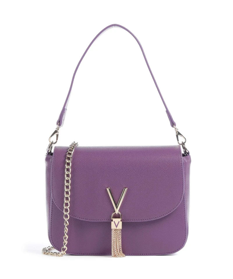 Valentino Bags Divina Axelremsväska viola