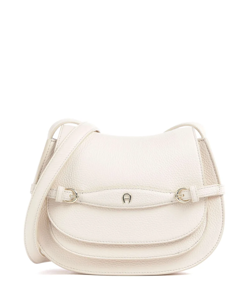 Aigner Cavallo S Crossover väska macadamia white