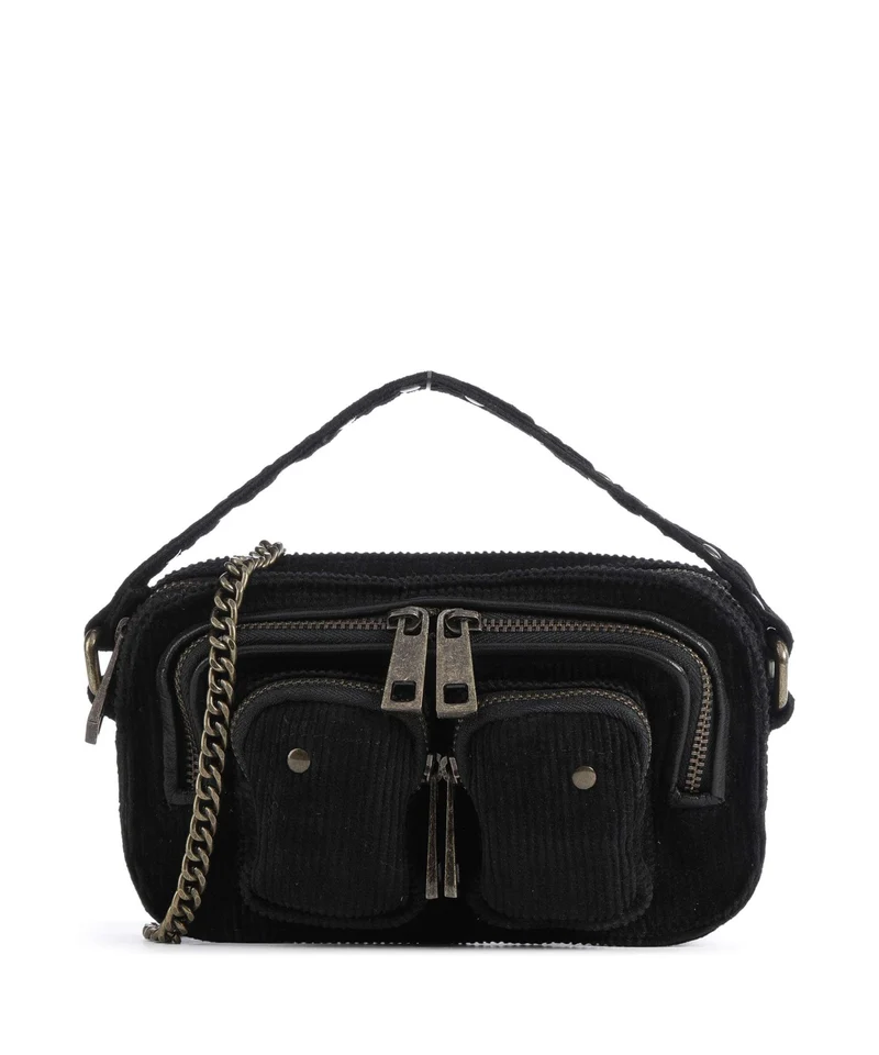 Núnoo Corduroy Helena Crossover väska black