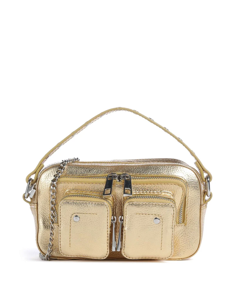 Núnoo Metallic Helena Crossover väska light gold