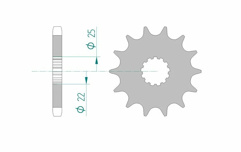 AFAM Steel Noise-Free Front Sprocket 28400 - 530 28400NR-16