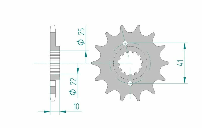 AFAM Steel Standard Front Sprocket 20509 - 520 20509-15
