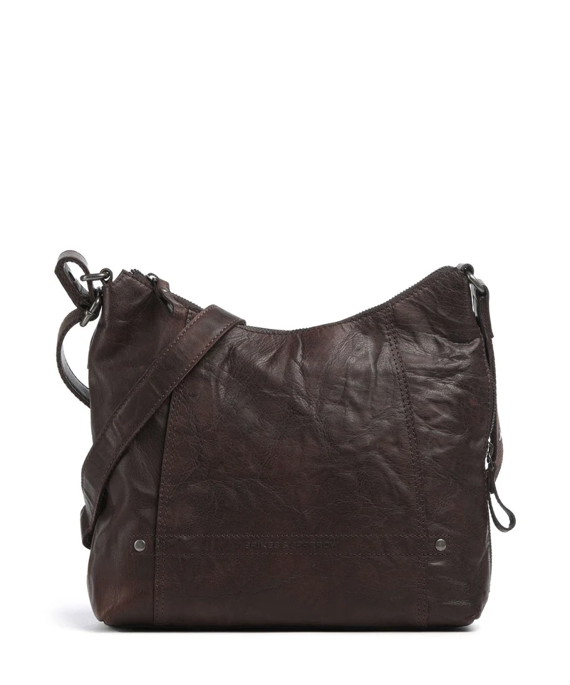 Spikes & Sparrow Bronco Jessyca Crossover väska dark brown