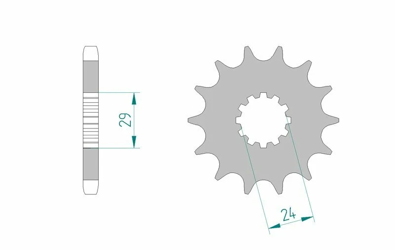 AFAM Steel Standard Front Sprocket 24601 - 530 24601-18