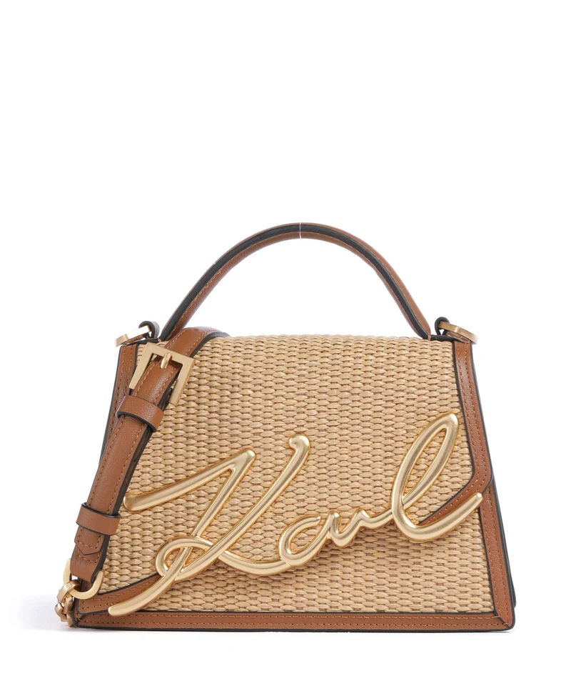 Karl Lagerfeld K/Signature 2.0 Crossover väska natural/tan