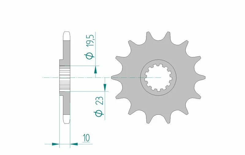 AFAM Steel Standard Front Sprocket 22303 - 520 22303-15