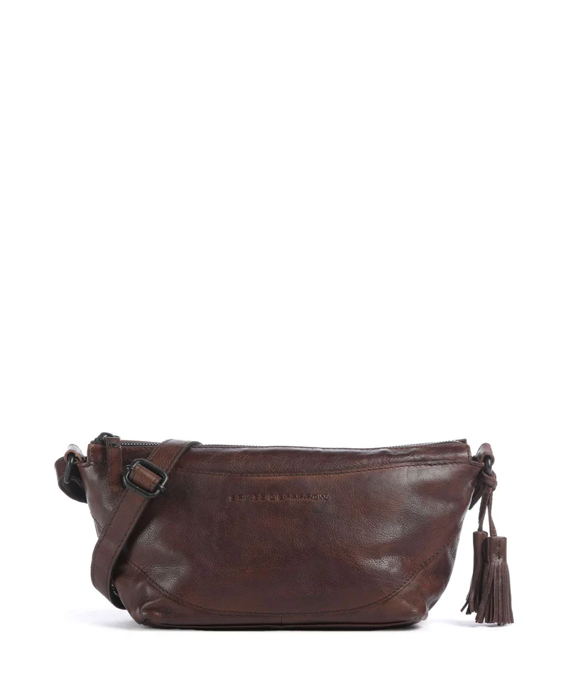 Spikes & Sparrow Apache Piperel Crossover väska dark brown