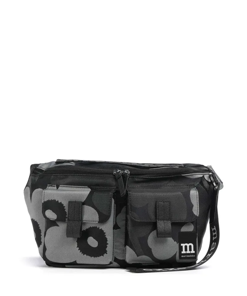 Marimekko Unikko M Crossover väska grey/dark grey/black
