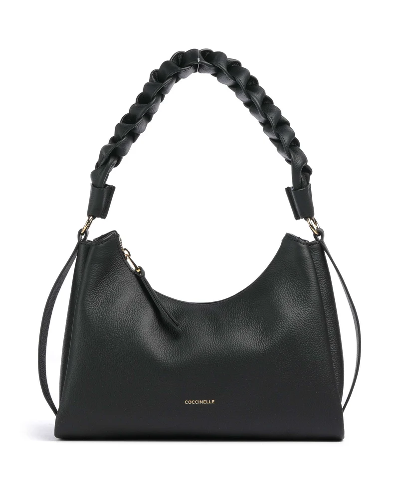 Coccinelle Boheme Grana Double Axelremsväska noir/cuir